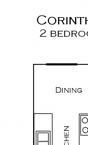 Corinthian Apartments floor plan Corinthian Apartments floor plan